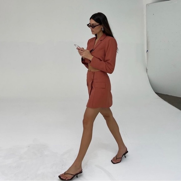 NEW WEWOREWHAT BLAZER MINI SKIRT - Picture 7 of 8